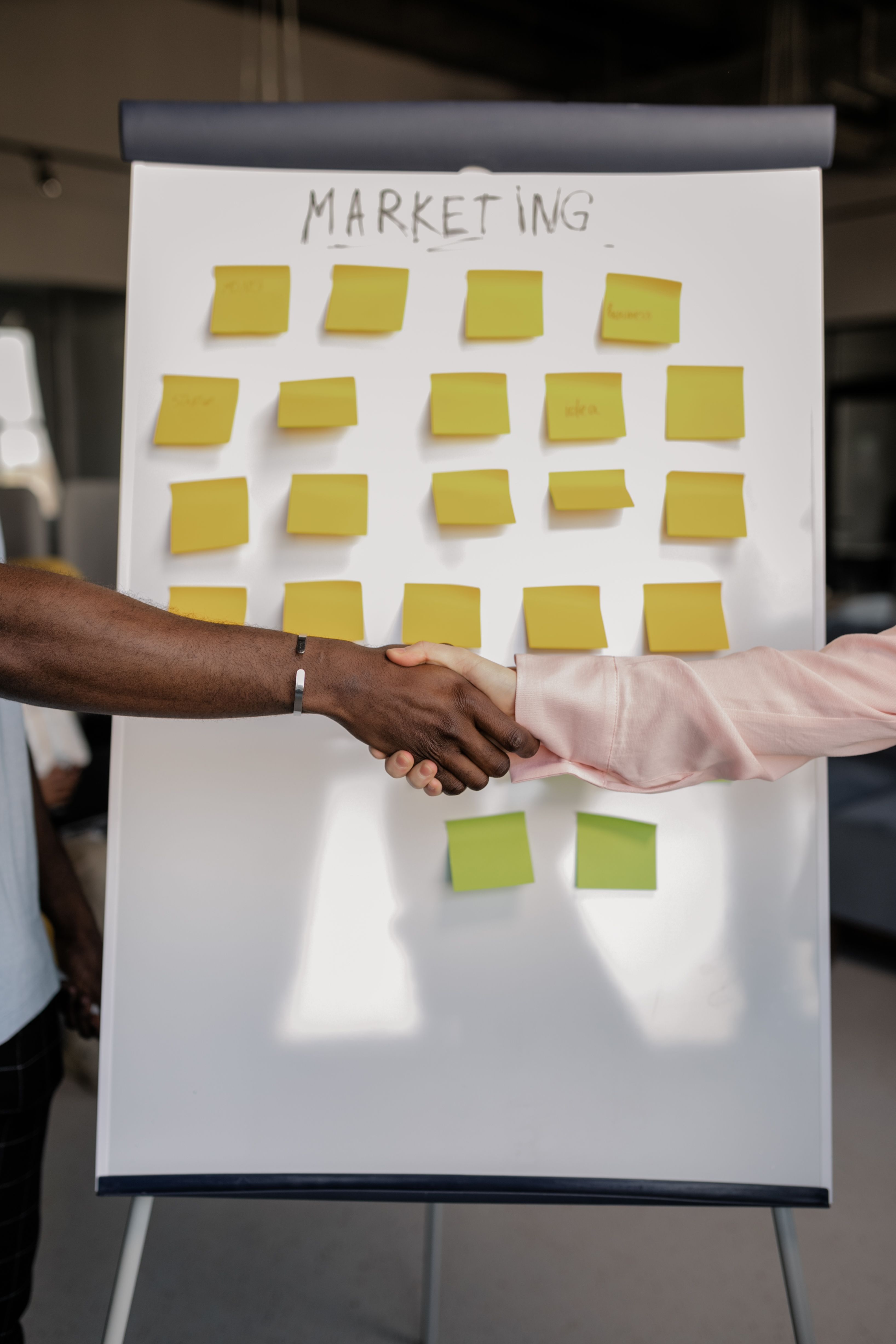 Professional marketing team analyzing business data and strategy